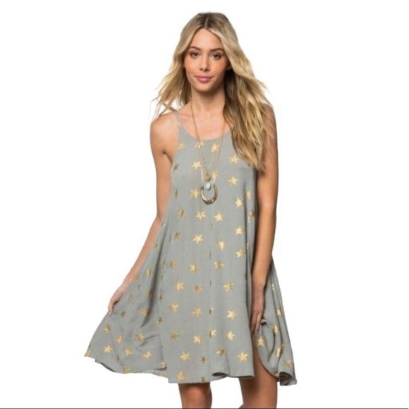 O'Neill Medium Faye Star Print Mini Dress - Picture 3 of 13